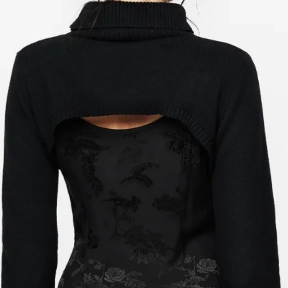Disturbia Amalthea Extreme Crop Sweater - Picture 3 of 3